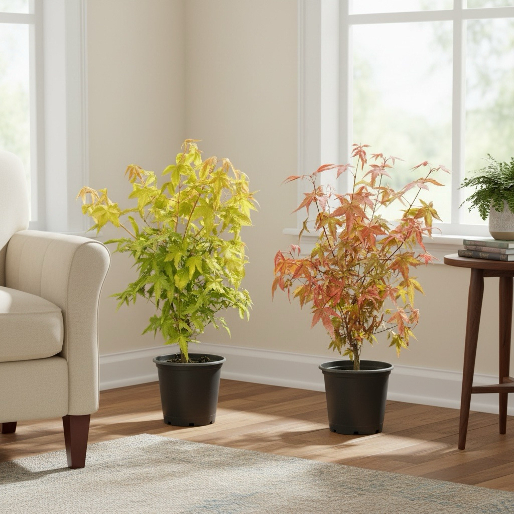 (ส่งทันที) เมเปิ้ลญี่ปุ่น (Japanese maple)  กระถาง 5 นิ้ว