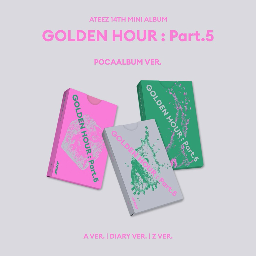 [พร้อมส่ง🇹🇭] มีการ์ด POB ATEEZ GOLDEN HOUR: Part.5 (POCA ALBUM)