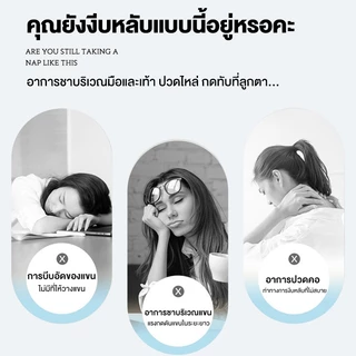 𝐈𝐍𝐅𝐔𝐍 หมอนรองคอตัวยู neck pillow นเมมโมรี่โฟม นุ่ม หลับสบายไม่ปวดคอ หมอนนอนงีบ เหมาะสำหรับเก้าอี้สำนักงาน แก้ปวดคอ