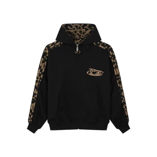 Cruehawts เสื้อสวมหัว Jaguar Hoodie Zip CHB20