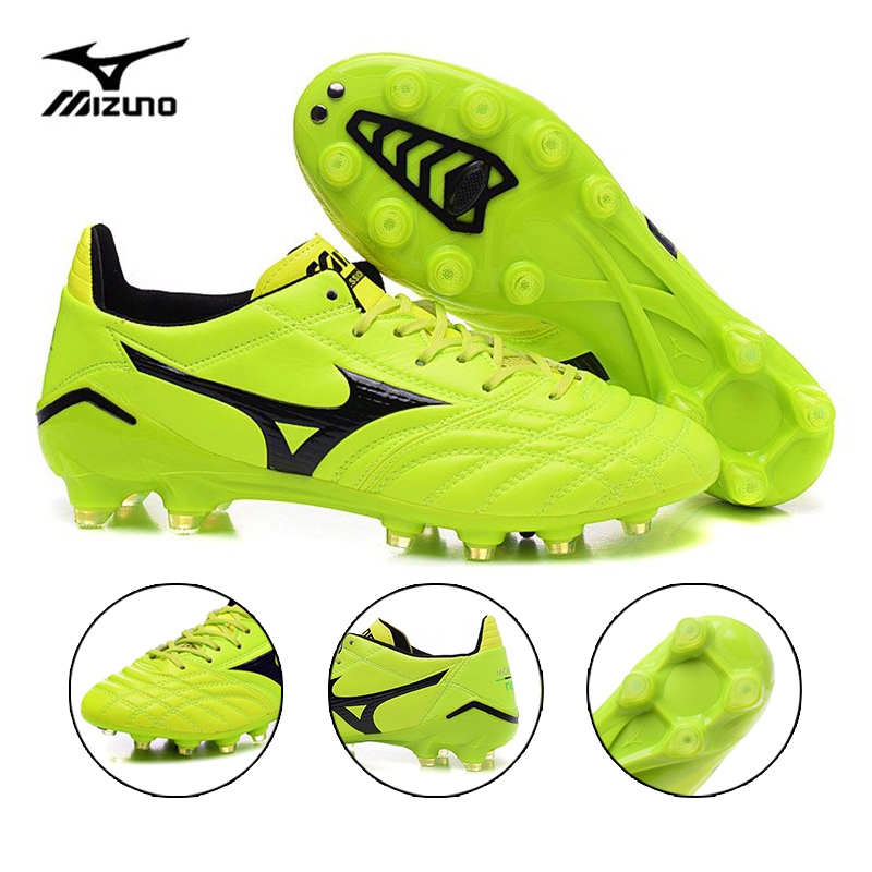 MizunMorelia Neo 3 FG รองเท้าสตั๊ด รองเท้าฟุตซอล สนามหญ้า ห้องรองเท้าฟุตบอลผู้ชาย ราคาถูก