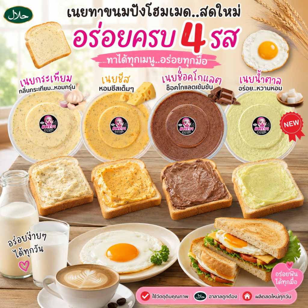 เนย เนยโฮมเมด เนยชีส เนยกระเทียม เนยทาขนมปัง เนยช็อคโกแลต