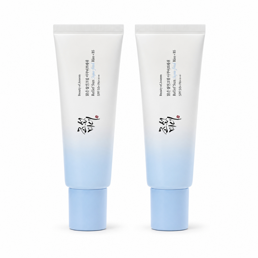 ซื้อ 1 แถม 1 Beauty of Joseon Relief Sun Aqua-fresh Rice + B5 SPF50+ PA++++ กันแดดหน้า เนื้อบางเบา