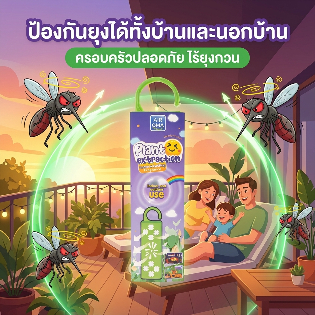 แขวนปุ๊บ ยุงหนีปั๊บ🦟ก้อนไล่ยุง ตาข่ายแขวนไล่ยุง ใช้ได้ทั้งในและนอกบ้าน