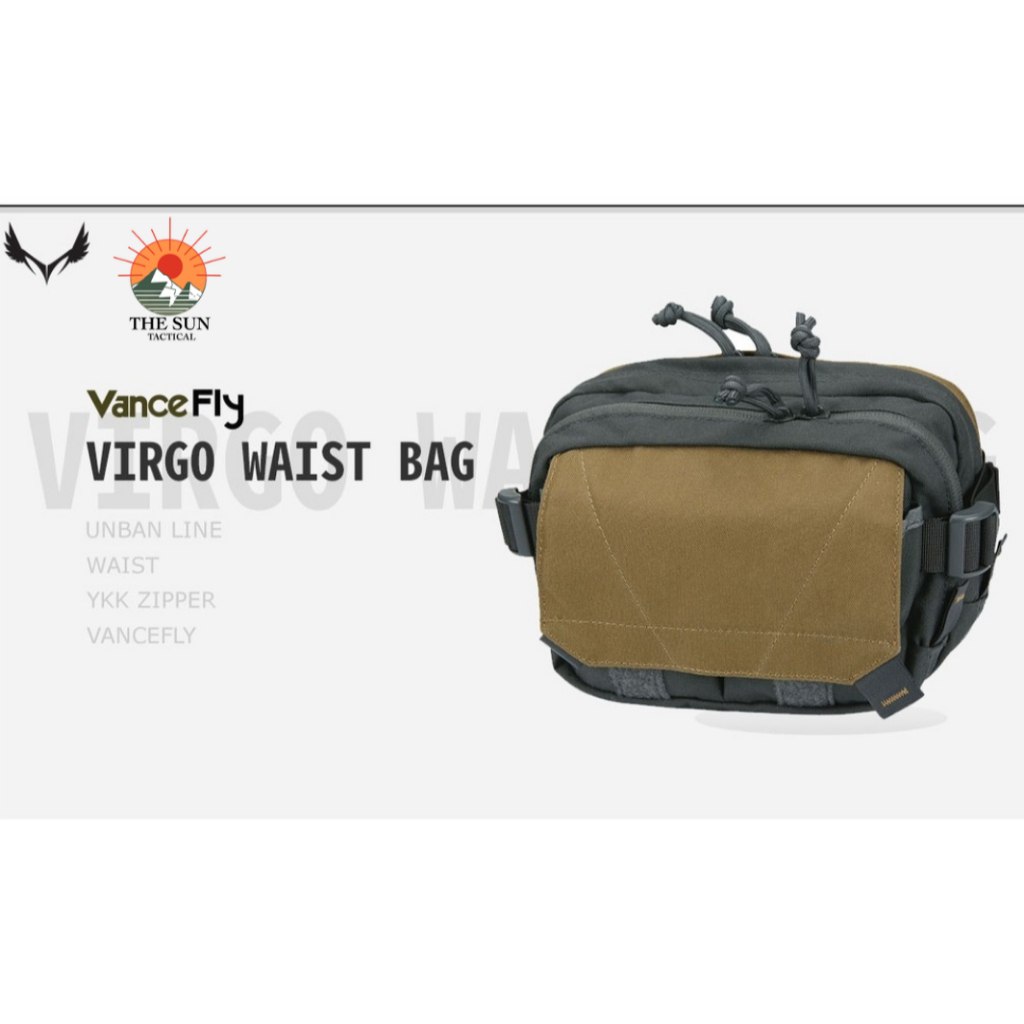 กระเป๋าคาดเอว VanceFly ผ้าคอนดูร่า Virgo waist pack