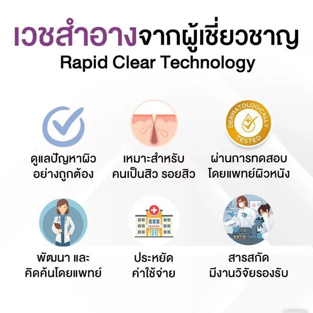 เจลแต้มสิว D.DEE 15g ลดสิว รอยแดง รอยดำ ผิวเรียบ ซึมไว ไม่เหนียว thumbnail 5