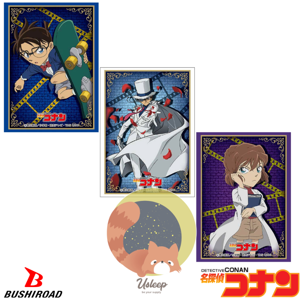 Bushiroad Sleeve Colletion HG Detective Conan : Edogawa Conan, Kaitou Kid, Haibara Ai