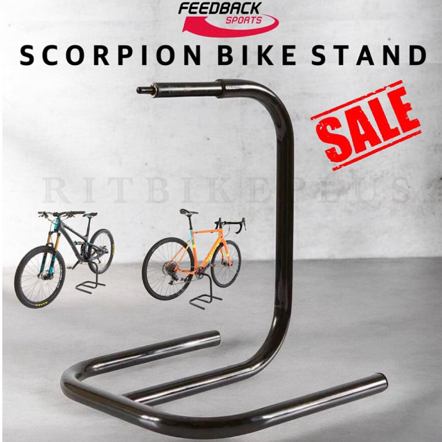 (โค๊ดส่วนลด) ขาตั้งจอดจักรยาน FEEDBACK Scorpion Bike Stand - Black (ถอดไม่ได้)