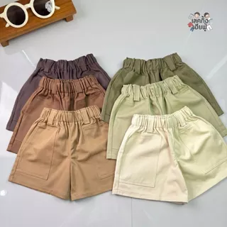 FUFU กางเกงขาสั้นเด็ก สไตล์วินเทจ อายุ 6 เดือน - 10 ขวบ ใส่ได้ทั้งเด็กผู้ชายและเด็กผู้หญิง (SVT-2)