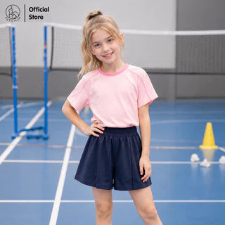 Patt Mom ชุดเซ็ท เสื้อยืดเด็ก แขนสั้น + กางเกงกระโปรง สำหรับเด็กผู้หญิง สไตล์น่ารัก สีสันสดใส เนื้อผ้านุ่ม (TT-BC5YKQ)