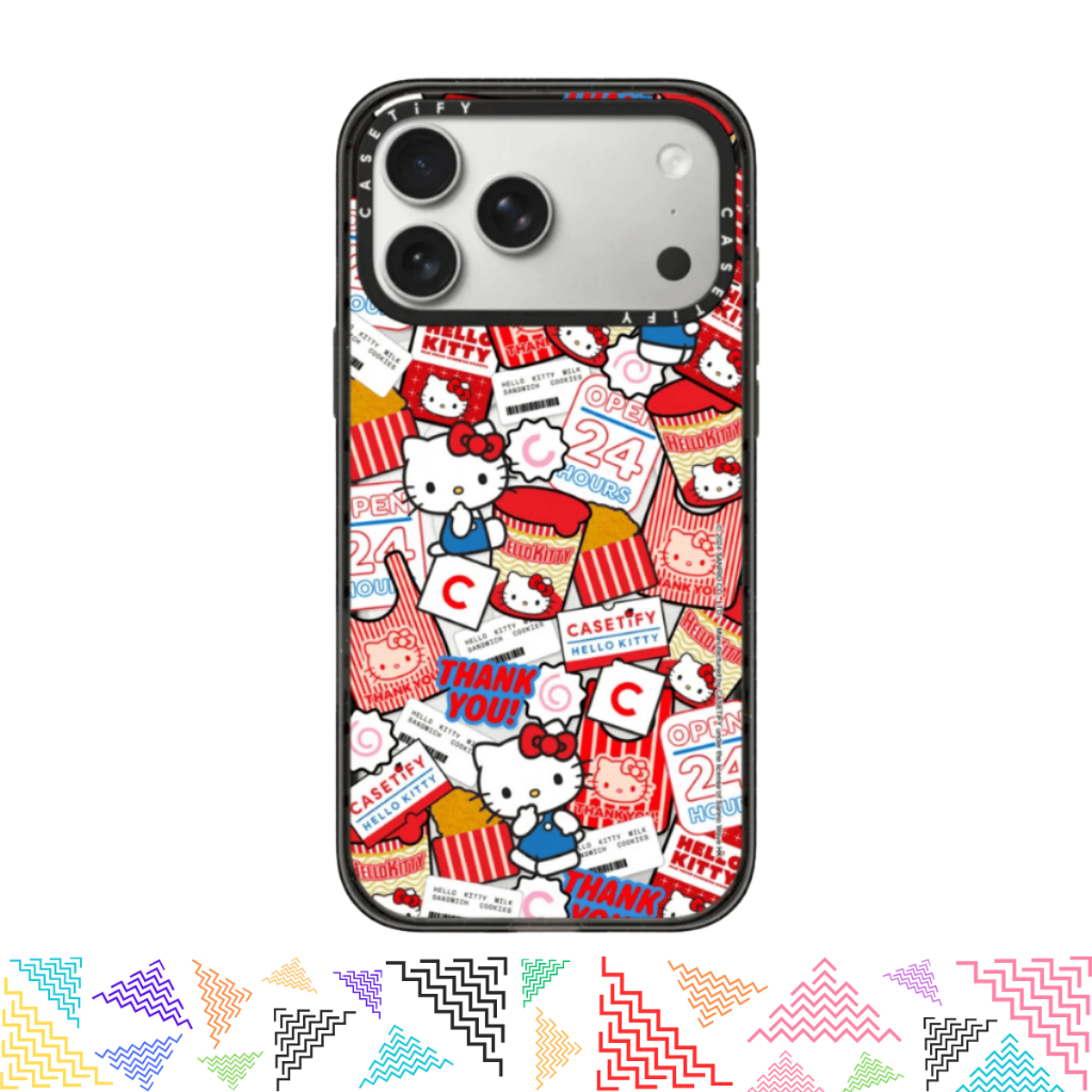 CASETiFY | Hello Kitty Sticker Case [Hello Kitty] For iPhone Samsung แท้