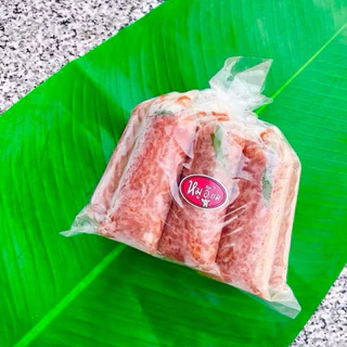(ซื้อขั้นต่ำ 4 แท่งนะคะ) แหนมหมูอี๊แม่ 70กรัม หนังไม่แข็ง เก็บได้นานทานได้เลย