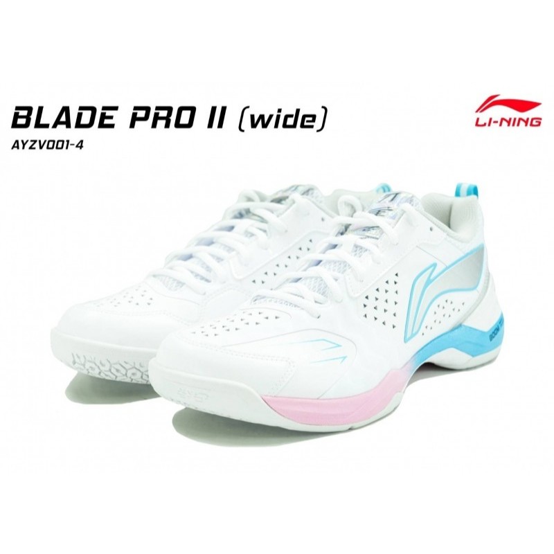รองเท้าแบดมินตัน รองเท้ากีฬา LI-NING รุ่น DF-02 PRO AYZV001-4S (WIDE)