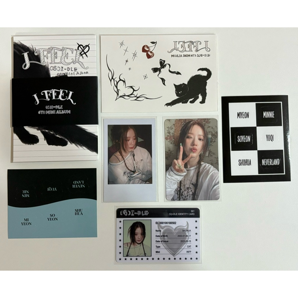 (G)I-DLE - I FEEL 6th Mini Album - Poca Set