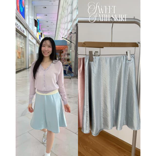 UIUI | SWEET SATIN SKIRT กระโปรงซาติน