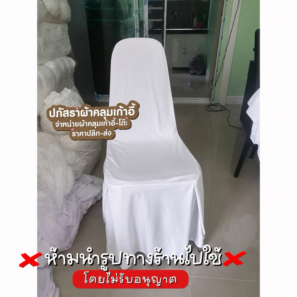ผ้าคลุมเก้าอี้เบาะนวม ทรงA เนื้อผ้ายืดไมโคร ผืนละ89.-