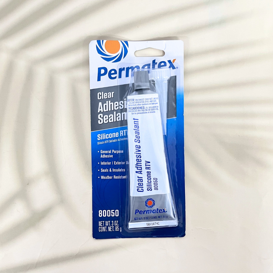 [Permatex®] Clear Adhesive Sealant Silicone Rtv 85 g 80050 กาวซิลิโคนใส