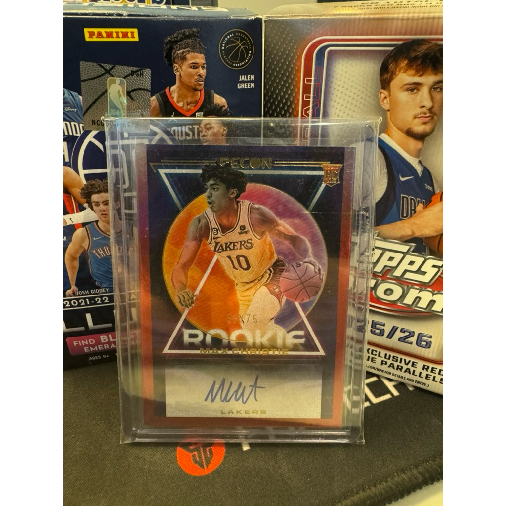 2022 Panini Recon Max Christie RC Rookie Signatures /99 RC AUTO #RRS-MAX