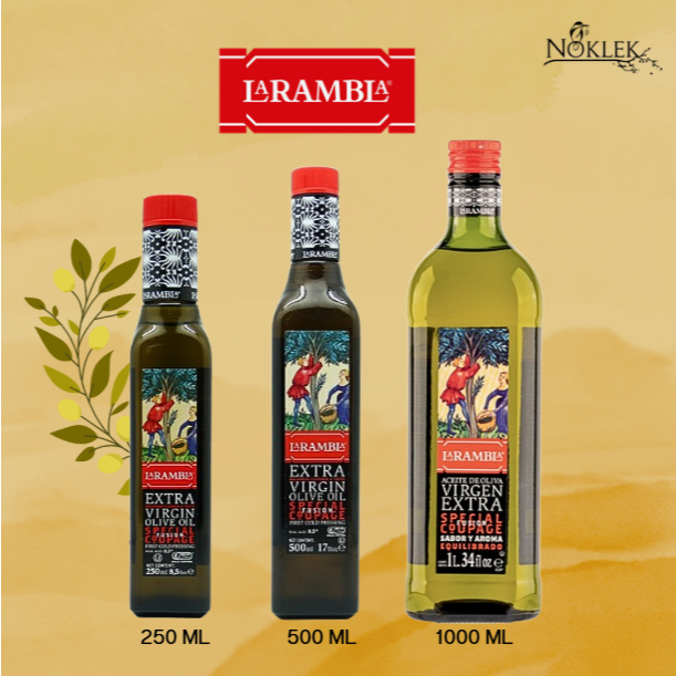 La Rambla Extra Virgin Olive Oil น้ำมันมะกอก ลา รัมบลา 3 ขนาด