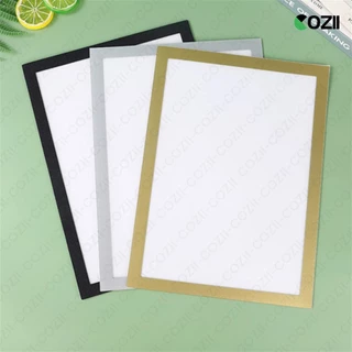 กรอบป้ายติดผนัง กรอบรูป A4 10pcs ป้ายติดผนัง ซองใส่เอกสาร ขอบแม่เหล็ก ขนาด แบบไม่เจาะ มีกาวในตัว กรอบรูปมินิมอลติดผนัง