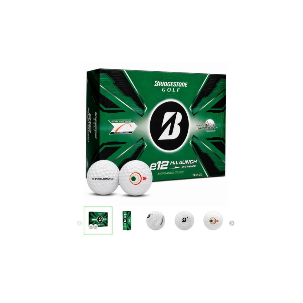ลูกกอล์ฟ Bridgestone e12 HiLaunch Mindset Golf Balls (ซื้อ1กล่อง แถมฟรี1กล่อง)