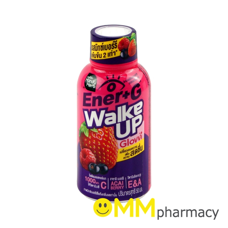 HANDYHERB ENER+G WALKE UP รสมิกซ์เบอร์รี่ 50ML.