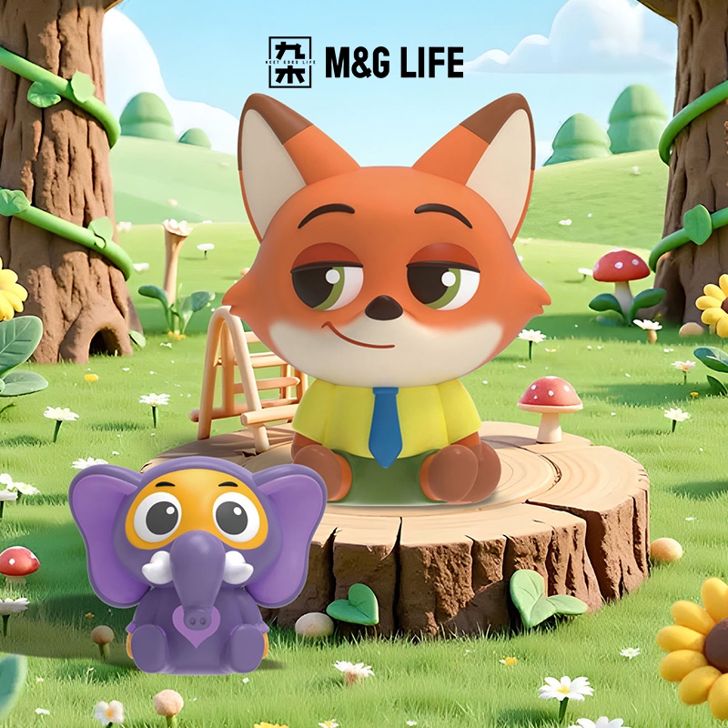 M&G LIFE x Disney Zootopia Hug Series Desktop Ornament Backpack Charm Blind Box