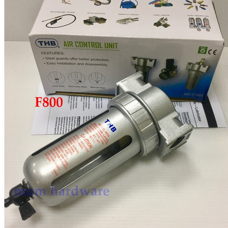 THBตัวดักน้ำ ตัวดักอากาศ ชุดกรองลม ขนาด (2หุน,3หุน,4หุน)" รุ่น F80 (สินค้ามีพร้อมส่ง!) #รุ่นขายดี
