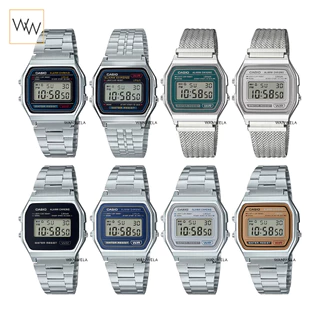 ของแท้ นาฬิกาข้อมือ Casio รุ่น A158WA / A158WEM / A159WA พร้อมกล่อง