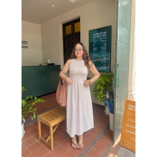 BLOOMING DRESS อัพเดทสีใหม่ แดง/ครีม**เดรสยาวทึ่ใส่แล้วสวยสมมง โอ้ยย ชุดนี้คือใจละลายยย 🥹🩵