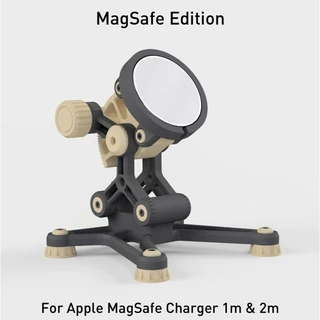 ขาแท่นชาจไร้สาย ที่ชาร์จตั้งโต๊ะ MagSafe สำหรับ iPhone และ Standard Edition เหมาะสำหรับโทรศัพท์ทุกรุ่น ที่จับมือถือ