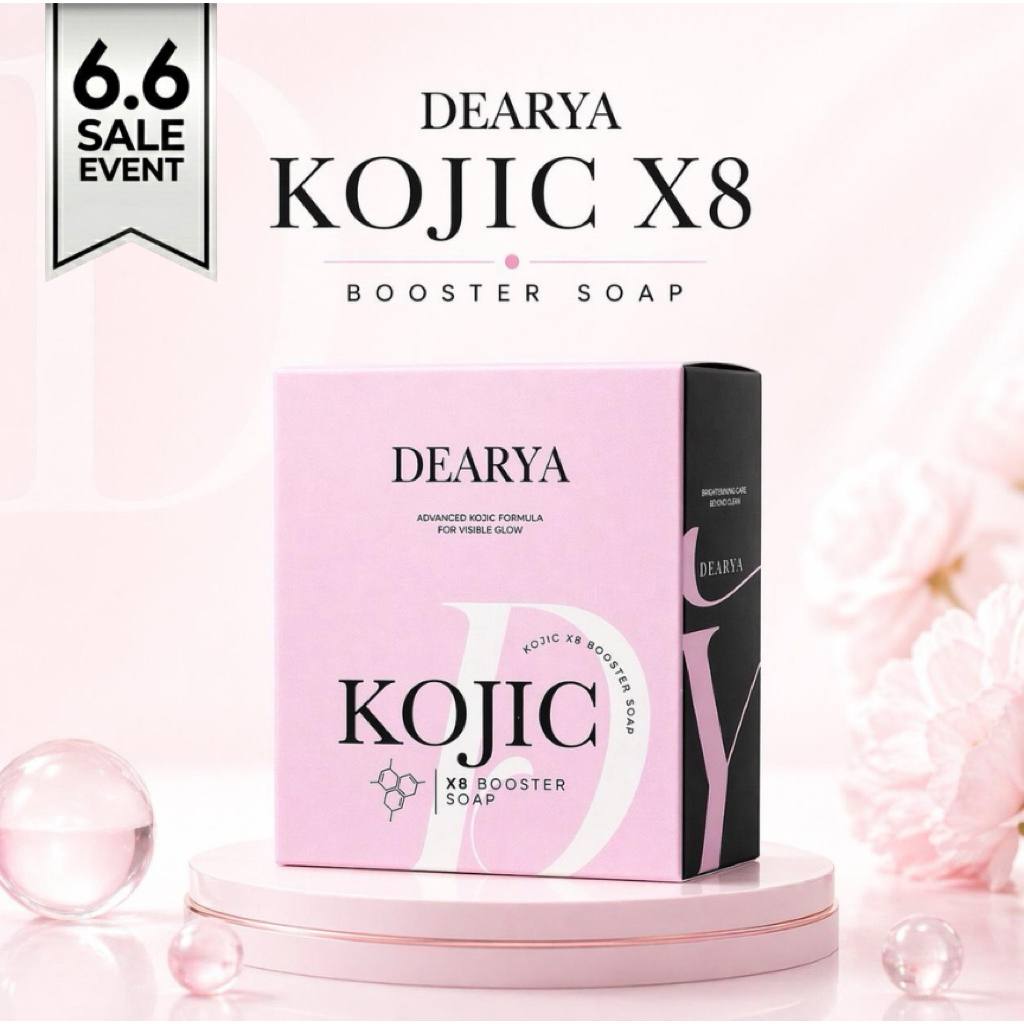DEARYA KOJIC X8 BOOSTER SOAP สบู่เดียร์ญ่า โคจิก เอ็กซ์เอท บูสเตอร์โซป ผิวกาย