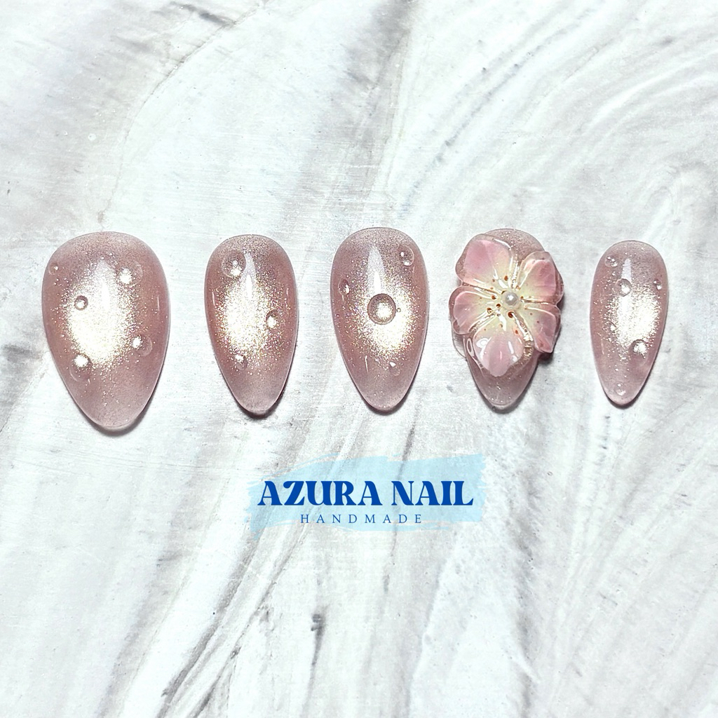 AZ042 (ร้านไทย) เล็บปลอมเจลแท้100% งานHandmade (สนใจทรงในรูปทักแชทเท่านั้น)