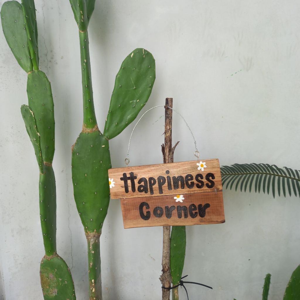 Have a  good  day  diy กว้าง25cm  สูง12-14cm  ตกแต่งสวน บ้าน คาเฟ่ รีสร์อท