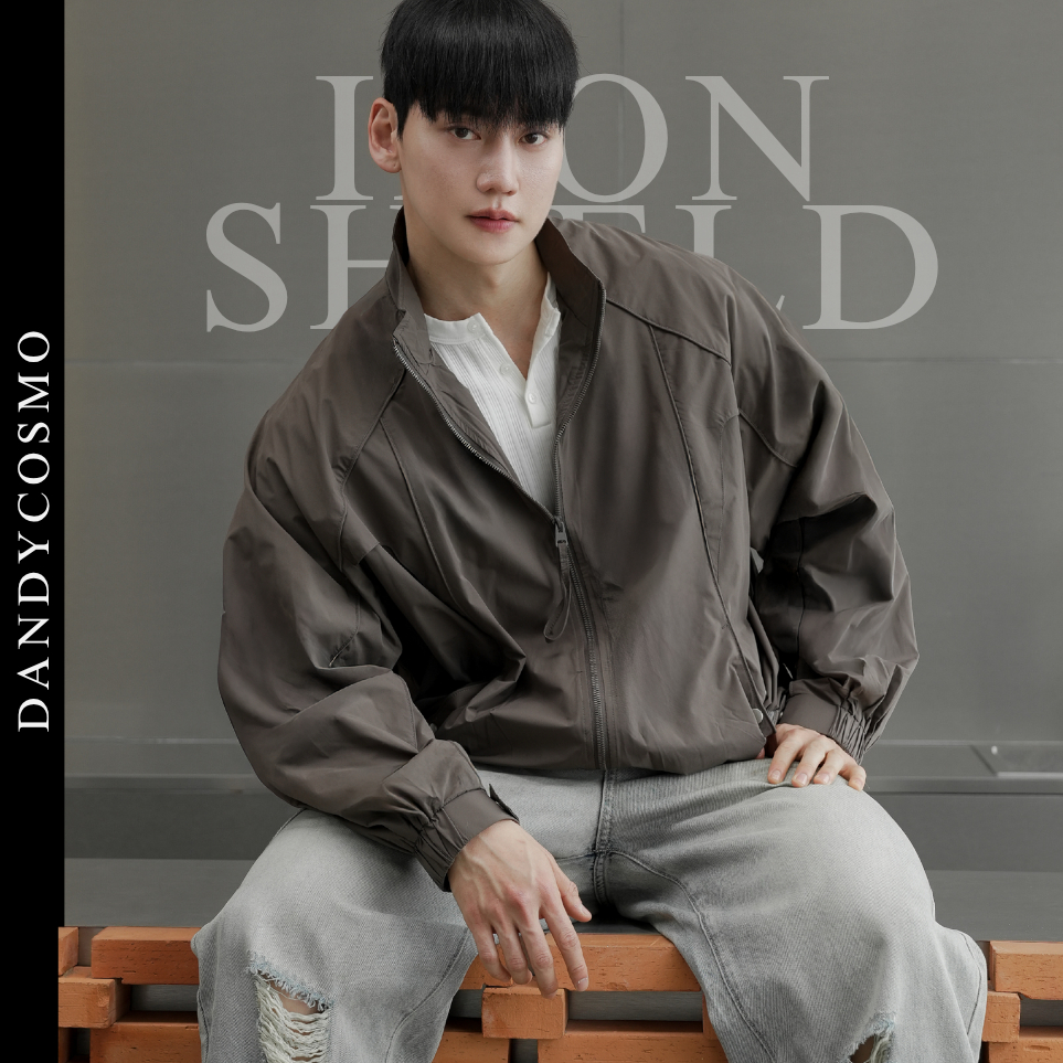 DANDY COSMO | [3สี] IRONSHIELD Jacket แจ็กเก็ตทรงเท่ที่ให้ลุคคลีน แต่มีดีเทลชัด ดีไซน์เรียบพรีเมียม ใส่แล้วดูมีสไตล์