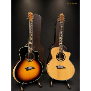กีต้าร์โปร่ง Most M-304 all solid ไม้แท้ทั้งตัวพร้อมฮาร์ทเคส ทรงJF 41นิ้ว สวย เสียงดีมาก