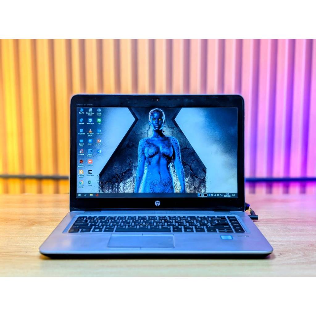 second hand notebook  HP Elitebook 840 G4   สเปก intel Core i7-7500U (gen7)   Ram 8 GB SSD 256 GB   