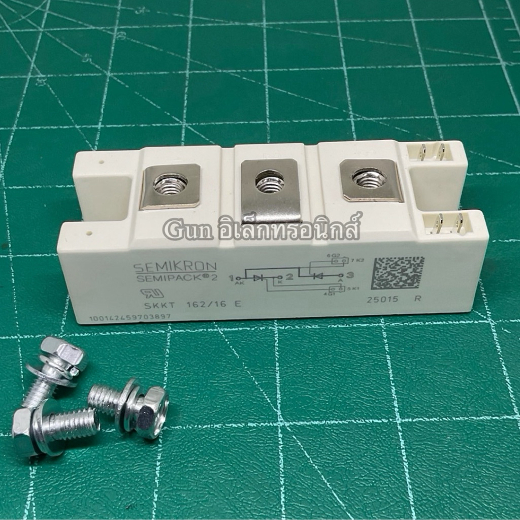 SKKT162/16E SEMIKRON thyristor module 1600V 160A SKKT 162/16E (ของใหม่) พร้อมส่ง
