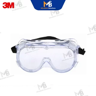 3M 1621 (ของแท้) รุ่น AF (Anti Fog) ป้องกันฝ้า แว่นตานิรภัย แว่นกันสารเคมี แว่นกันละออง