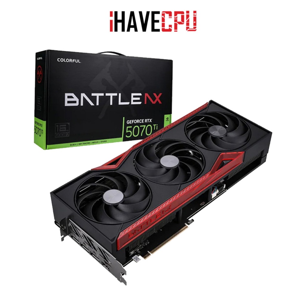 การ์ดจอ (vga) iHAVECPU COLORFUL GEFORCE RTX 5070 TI BATTLE AX - 16GB GDDR7