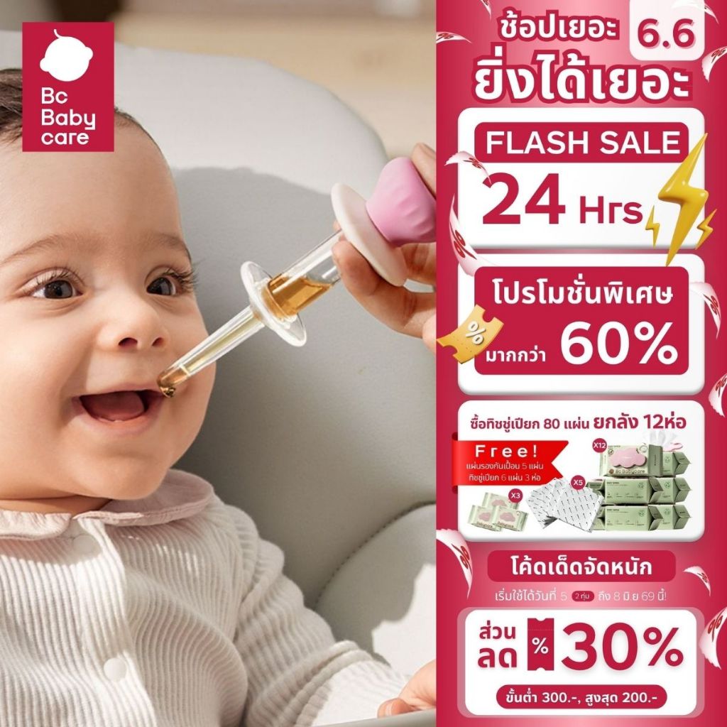 Babycare อุปกรณ์ป้อนยาสำหรับเด็ก ป้องกันการสำลัก วัสดุ Food Grade BPA FREE | BC Babycare Thailand