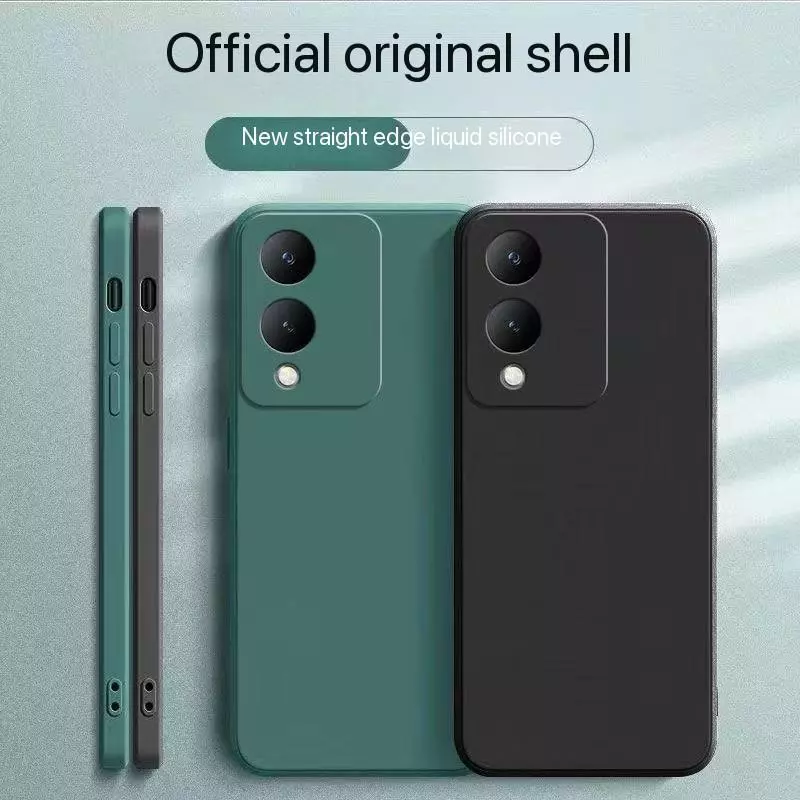 เคสชิลิโคน TPU กำมะหยี่ สำหรับ Vivo Y17S เคสกันกระแทก กำมะหยี่