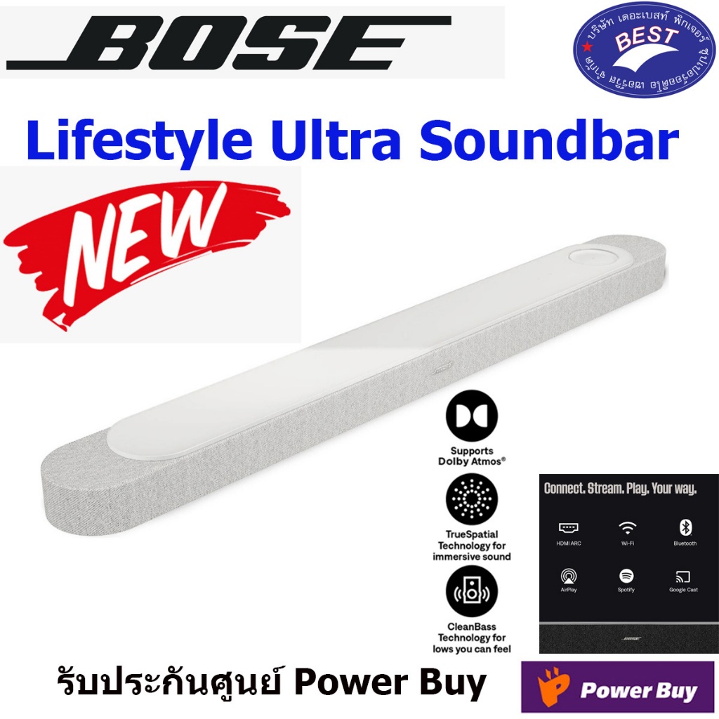 Bose Lifestyle Ultra Soundbar NEW White