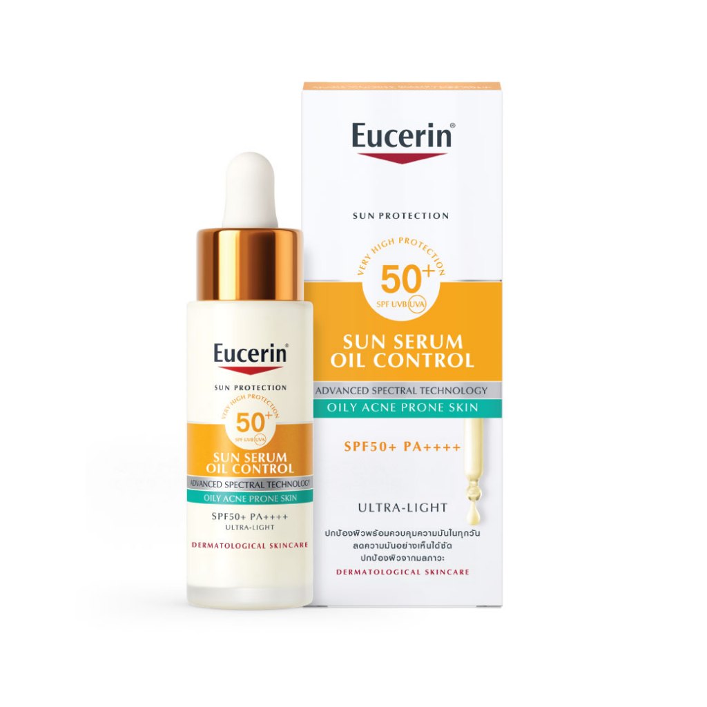 EUCERIN Sun Serum Oil Control SPF50+ 30ml. ยูเซอริน ซัน เซรั่ม ออยล์ คอนโทรล เอสพีเอฟ50+ พีเอ++++