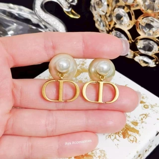 ต่างหู D งานสวย สินค้าพร้อมส่ง E034