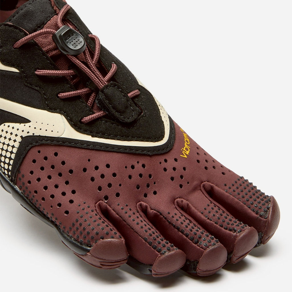 Vibram FiveFingers รุ่น V-Run รองเท้าเทรนนิ่ง ที่เหมาะสำหรับใส่วิ่งถนน เข้าฟิตเนส รุ่นผู้ชาย สี Brown/Ivory/Black — صورة 5