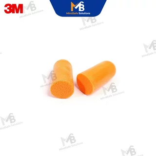 3M 1100 Earplugs ปลั๊กอุดหูลดเสียง โฟมอุดหู เบา นิ่มไม่เจ็บหู ลดเสียงได้ดี