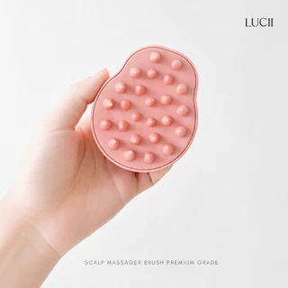 LUCII : แปรงสระผมSLAMILK แปรงสปาหนังศีรษะ Scalp Brush ทำความสะอาดหนังศีรษะ เส้นผมให้สะอาดยิ่งขึ้น