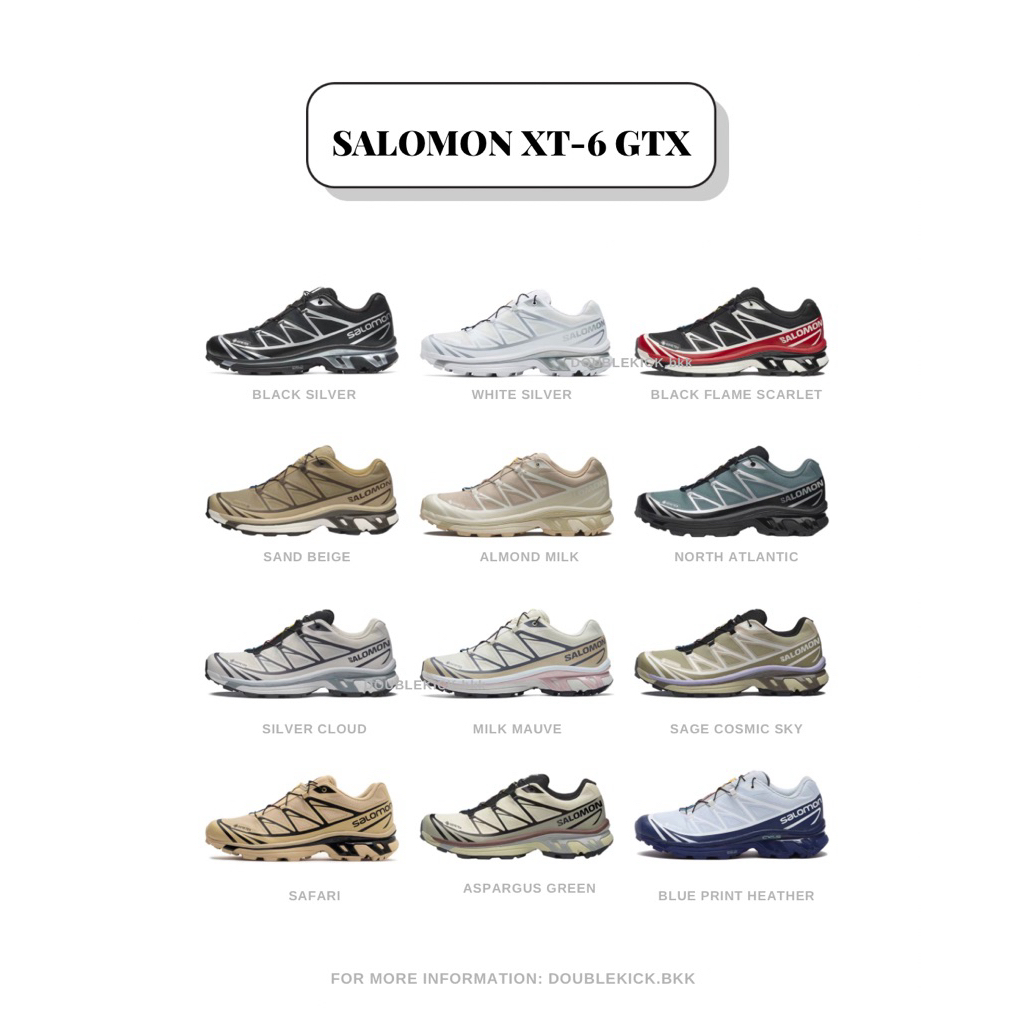 SALOMON XT-6 GTX❣️รบกวนทักสอบสต๊อคก่อนกดสั่งซื้อนะคะ❣️