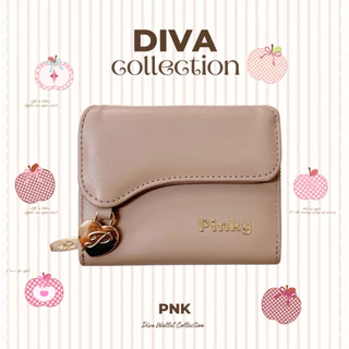 [PINKY] New collection : Diva Wallet (ดีว่า) : กระเป๋าสตางค์แบบพับ พกพาง่าย